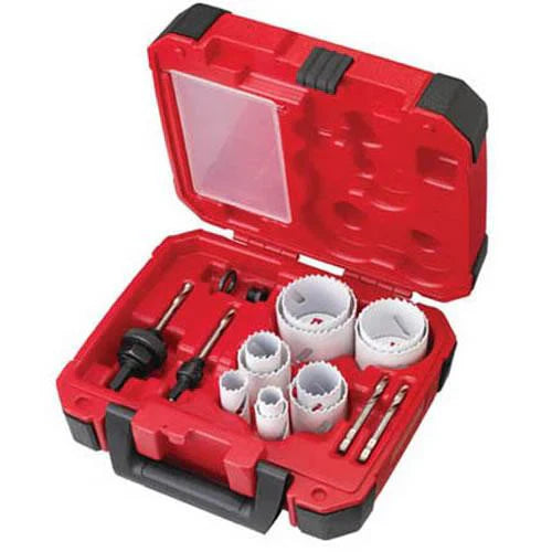 MILWAUKEE 19-64MM BI-METAL COBALT HOLESAW SET FOR GENERAL PURPOSE - HOLEDOZER - 15 PIECE