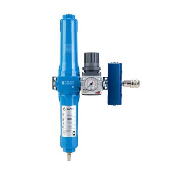 Breathing Air Filtration System 1 Person 2 Stage Wall Mountable Alpha